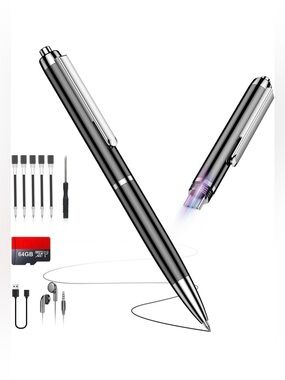 NIB Voice Recorder Pen Yegolito 64GB AI Intelligence 90 Day Storage Type-C